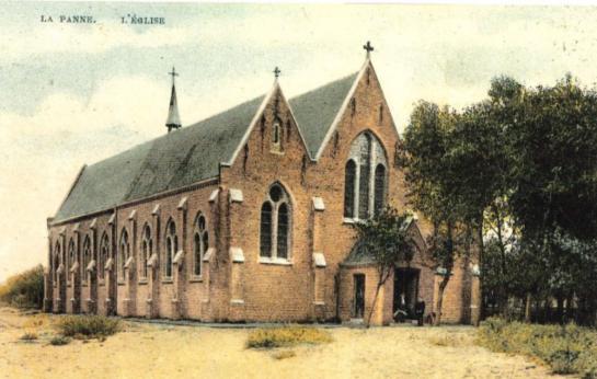 De oorspronkelijke kapel met destijds een klein dakkapelletje met daarin de klok Maria